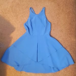 Nicole Miller Women's Light Blue Halter Dress Size 6 👗💙